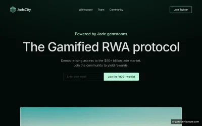 Jade City Token Website Preview