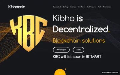 Kibho Coin Website Preview