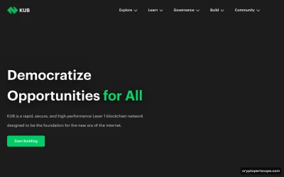 KUB Coin Website Preview