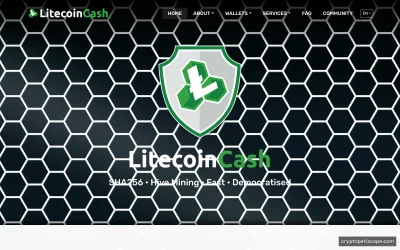 Litecoin Cash Website Preview