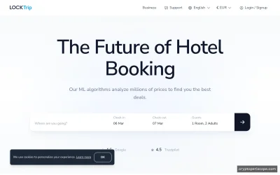 LockTrip Website Preview