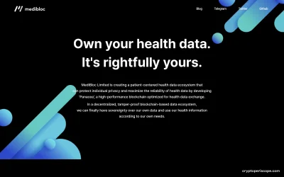 Medibloc Website Preview