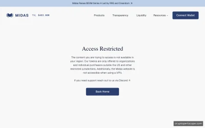 Midas mF-ONE Website Preview