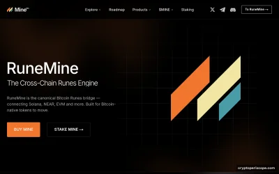 RuneMine Website Preview