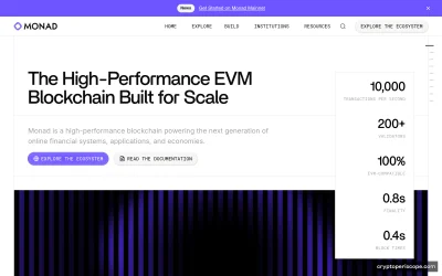 Monad Website Preview