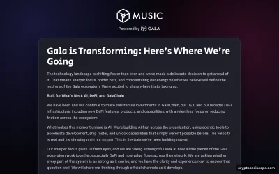 Gala Music Website Preview