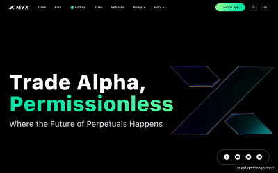 MYX Finance Website Preview