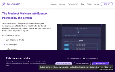 PolySwarm Website Preview
