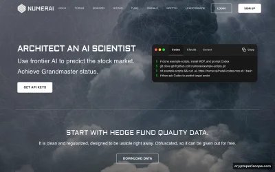 Numeraire Website Preview