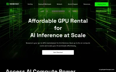 Nosana Website Preview