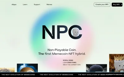 Non-Playable Coin Website Preview