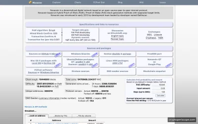Novacoin Website Preview