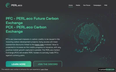 PERL.eco Website Preview