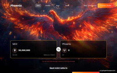 Phoenix Blockchain Website Preview