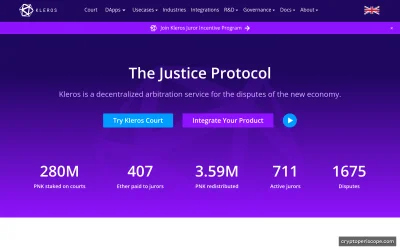 Kleros Website Preview