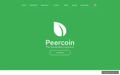 Peercoin Website Preview