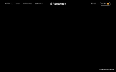 Rootstock Bitcoin Website Preview