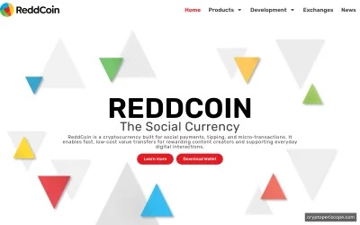 ReddCoin Website Preview