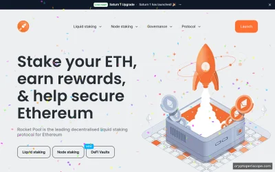 Rocket Pool ETH Website Preview