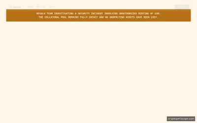 Resolv Liquidity Provider Token Website Preview