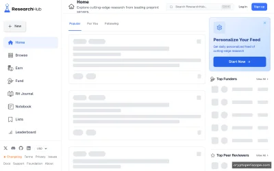 ResearchCoin Website Preview