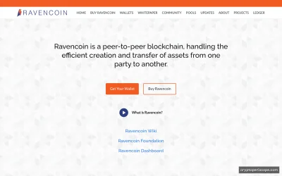 Ravencoin Website Preview