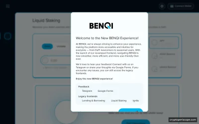 BENQI Liquid Staked AVAX Website Preview