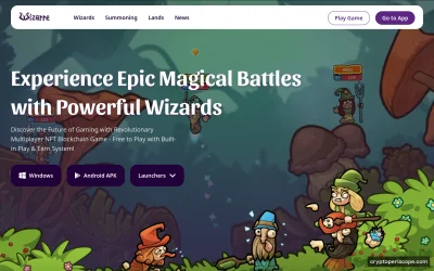 Wizarre Scroll Website Preview