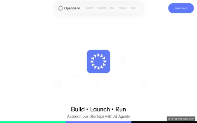 OpenServ Website Preview