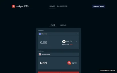 seiyanETH Website Preview