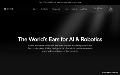 Silencio Website Preview