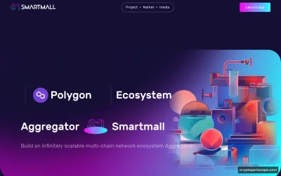 Smartmall Token Website Preview