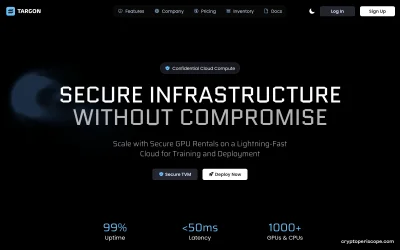 Targon Website Preview