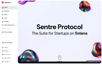 Sentre Website Preview