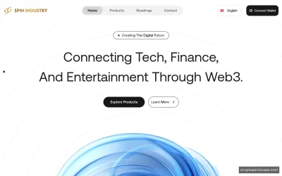 Spin It Website Preview