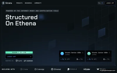 Strata Senior USDe Website Preview