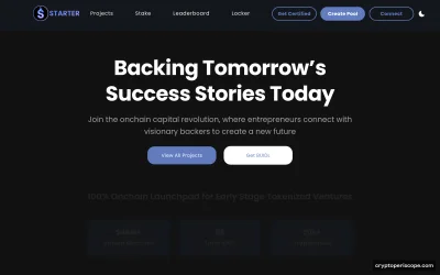Starter.xyz Website Preview