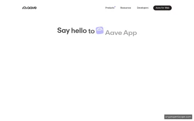 Staked Aave Website Preview