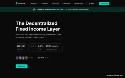 Treehouse ETH Website Preview