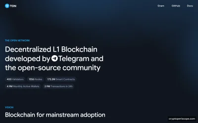 Toncoin Website Preview
