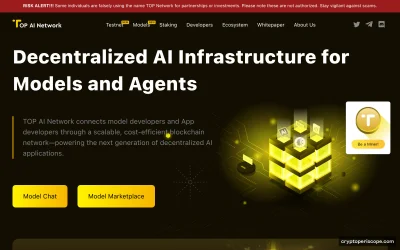 TOP AI Network Website Preview