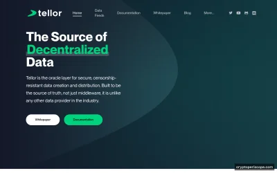 Tellor Tributes Website Preview