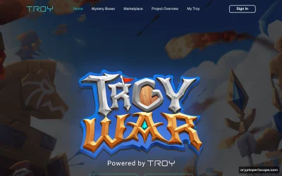 TROY Website Preview