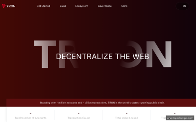 TRON Website Preview