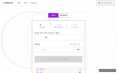 UnitedBitcoin Website Preview