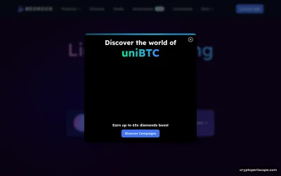 Universal BTC Website Preview