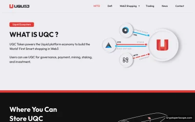 Uquid Coin Website Preview