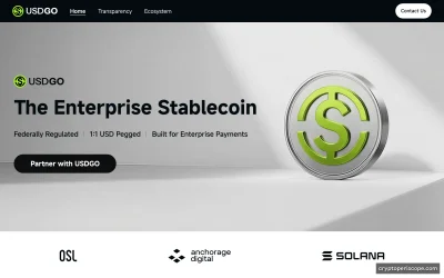 USDGO Website Preview