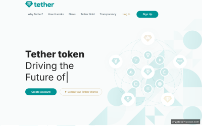 Tether Website Preview