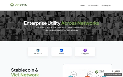 ViciCoin Website Preview